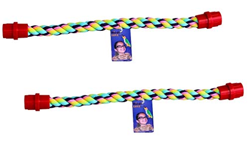Algopix Similar Product 2 - Birds LOVE Set of 2 Cotton Rope Comfy