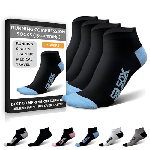 Algopix Similar Product 5 - SB SOX 2Pair Running Socks for Men and