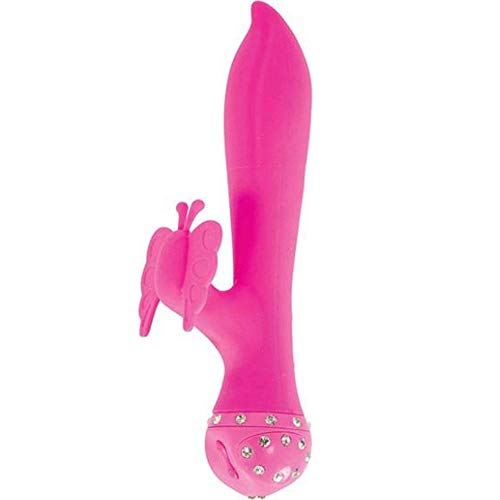 Algopix Similar Product 10 - Bling Crystal Butterfly Dual G Vibe