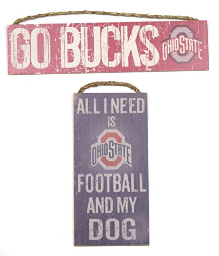 Algopix Similar Product 13 - Ohio State Bucks wall decor 2 piece