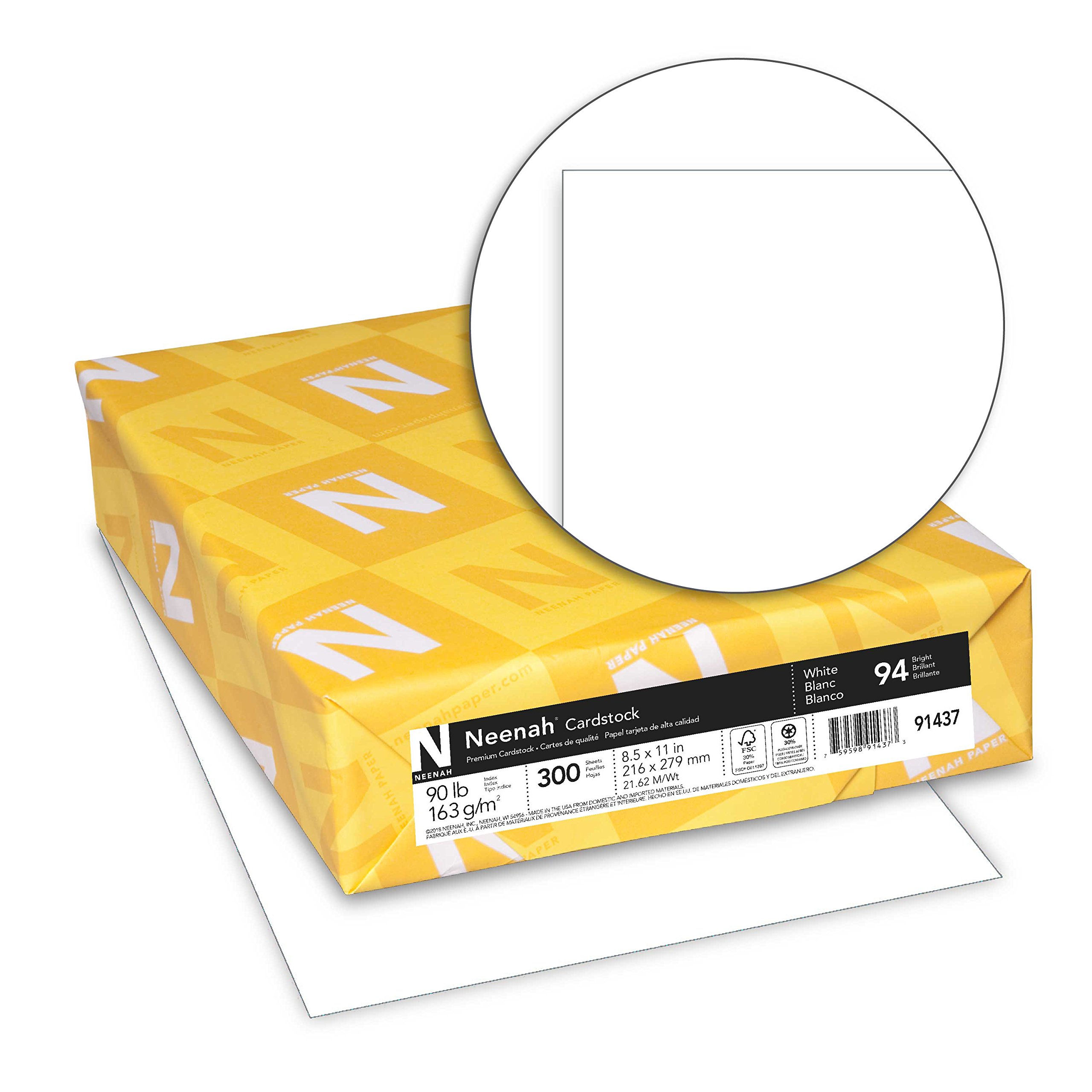 Algopix Similar Product 10 - Neenah Index Cardstock 85 x 11 90