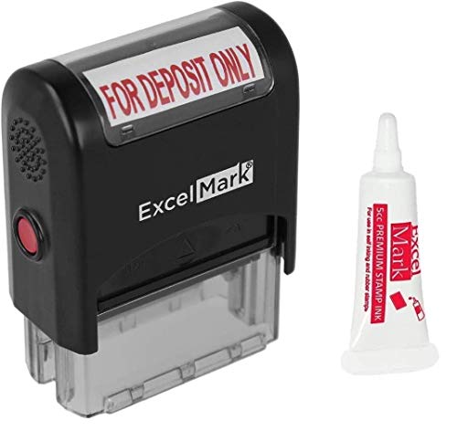 Algopix Similar Product 5 - ExcelMark for Deposit ONLY Self Inking