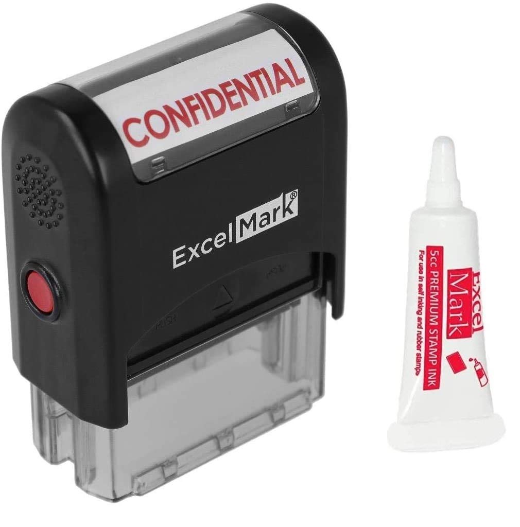 Algopix Similar Product 6 - ExcelMark Confidential Self Inking