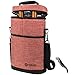 Algopix Similar Product 3 - OPUX 2 Bottle Wine Bag Tote Carrier 