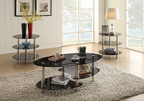 Algopix Similar Product 12 - Benzara BM167149 Tinted Glass Table Set