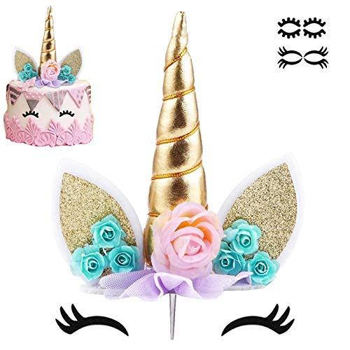 Algopix Similar Product 15 - Unicorn Cake Topper Party Supplies