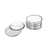 Algopix Similar Product 2 - 50 PCS Round Clear Plastic Coin Holders