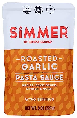 Algopix Similar Product 3 - SIMMER Organic Roasted Garlic Pasta