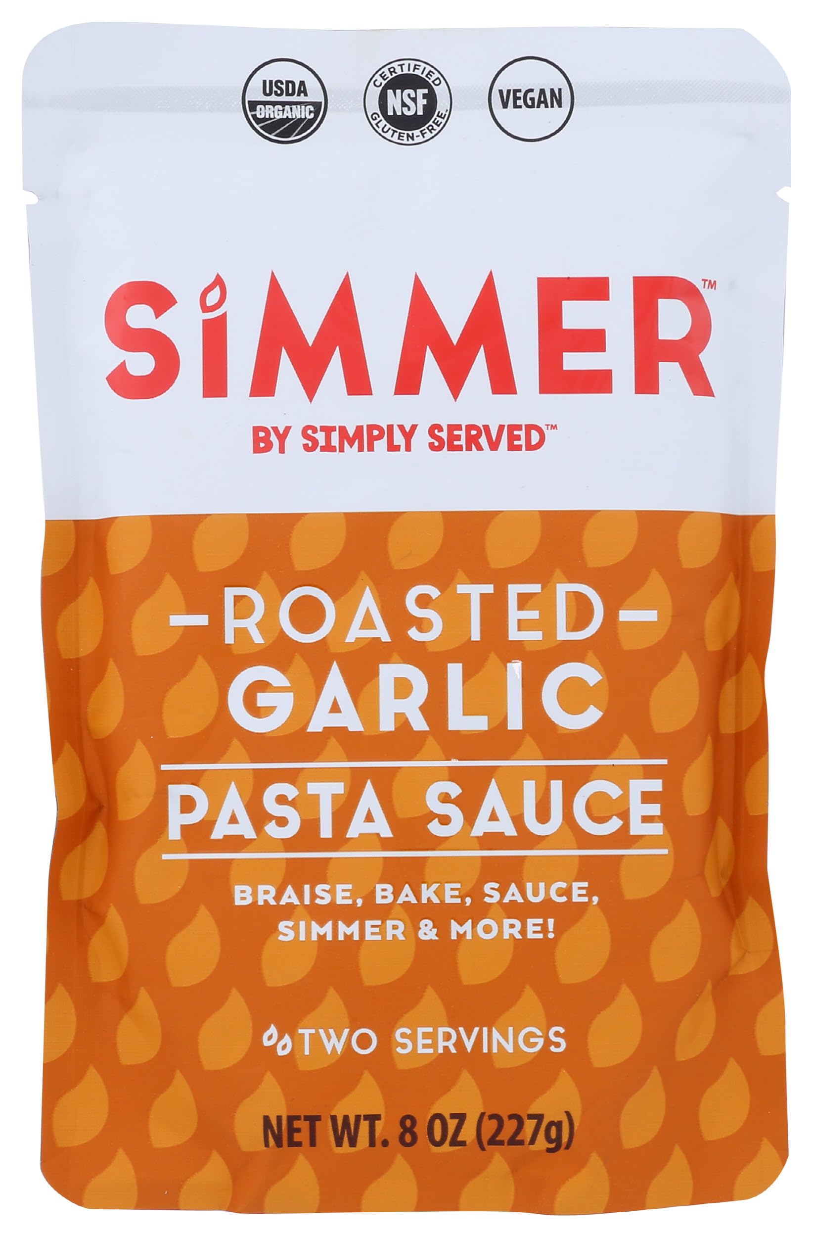 Algopix Similar Product 2 - SIMMER Organic Roasted Garlic Pasta