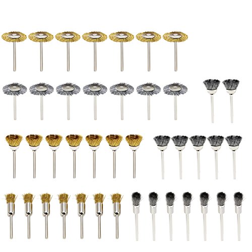 Algopix Similar Product 15 - OCR Brass Steel Wheel Wire Brushes