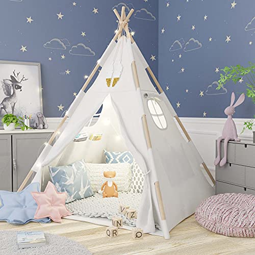 Algopix Similar Product 17 - Kids Teepee Tent for Kids  With Fairy