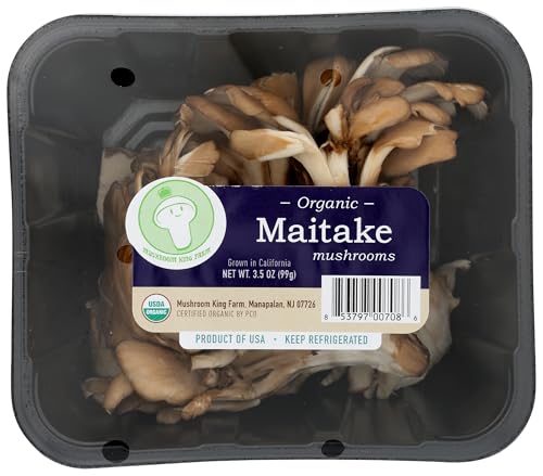 Algopix Similar Product 16 - MUSHROOM KING FARM Organic Maitake