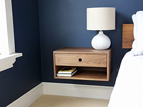 Algopix Similar Product 13 - Floating Nightstand with Drawer and