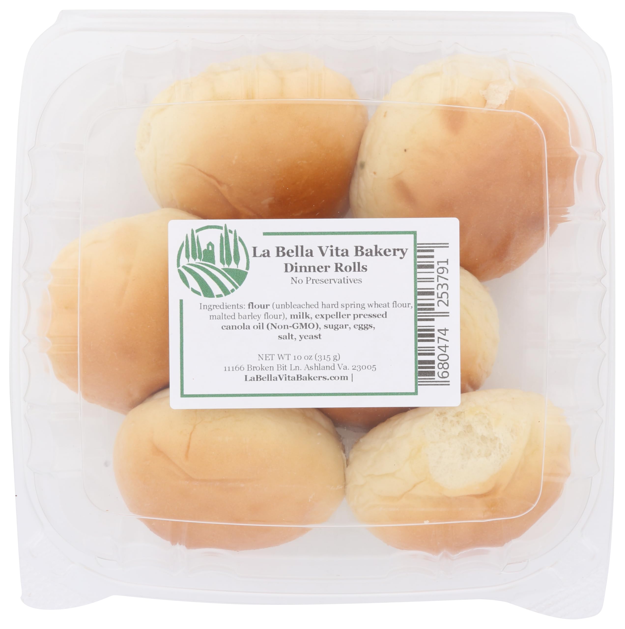 Algopix Similar Product 13 - LA BELLA VITA BAKERY Rolls Dinner, 10 OZ