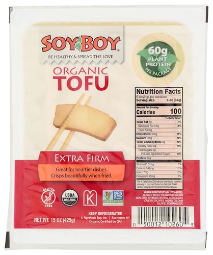 Algopix Similar Product 14 - SOYBOY Organic Extra Firm Tofu, 15 OZ