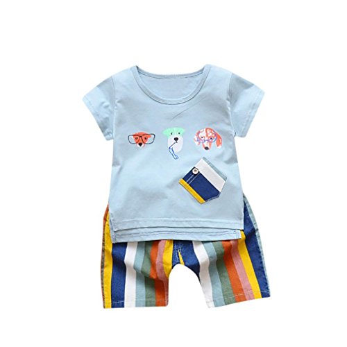 Algopix Similar Product 11 - BURTS Bees Baby Shorts Striped All Blue