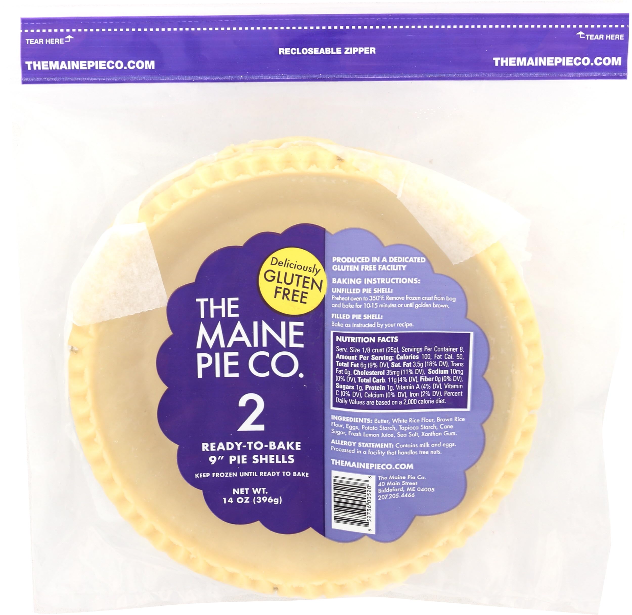 Algopix Similar Product 20 - THE MAINE PIE CO 9inch Pie Shells 2PK