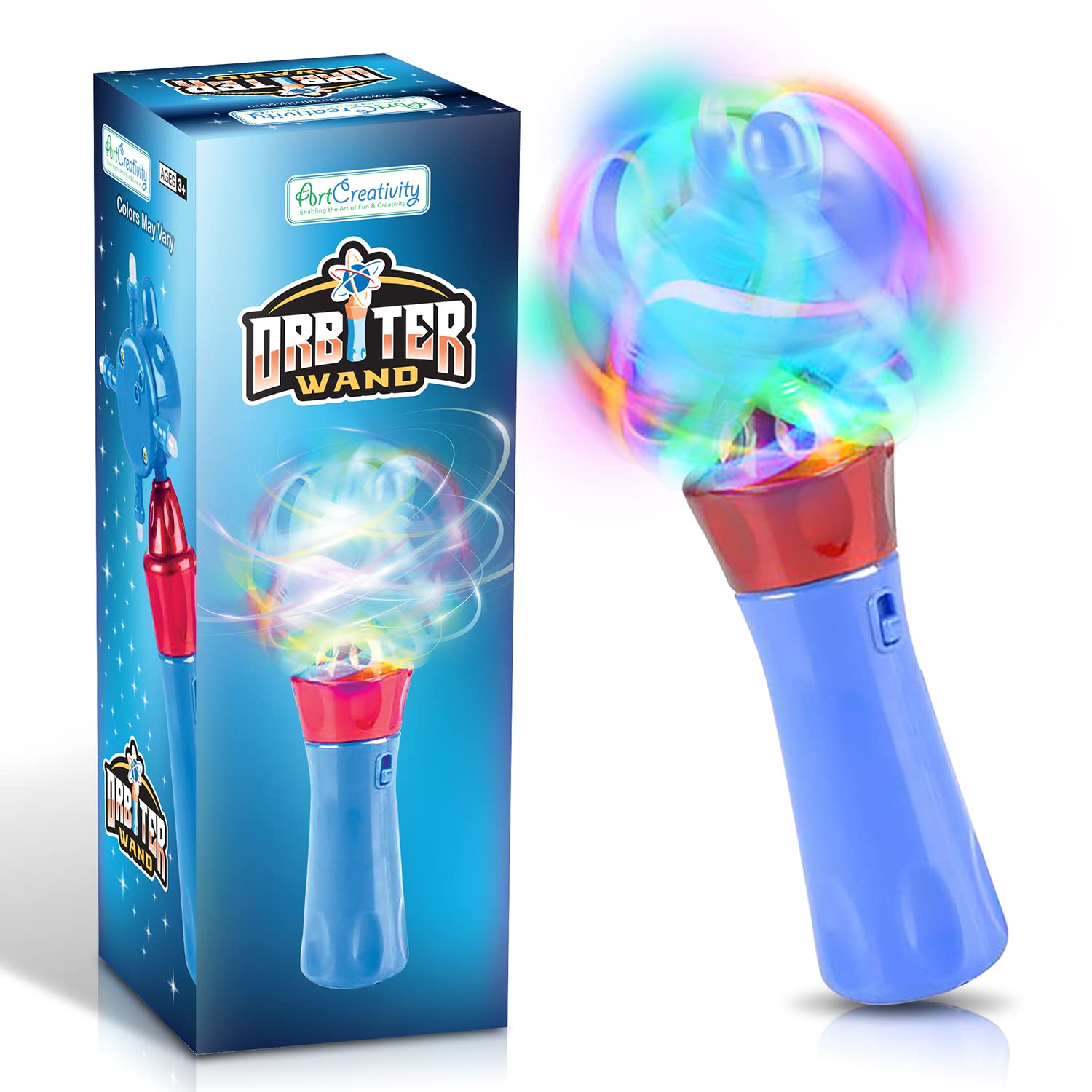 Algopix Similar Product 19 - ArtCreativity Light Up Orbiter Ball Toy