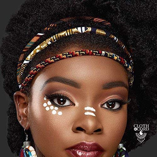 Algopix Similar Product 11 - African Headband Metallic Kente 3