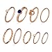 Algopix Similar Product 5 - Rose gold rings set for woman stacking
