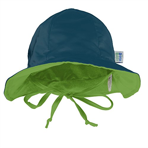 Algopix Similar Product 2 - My Swim Baby Sun Hat LimeNavy