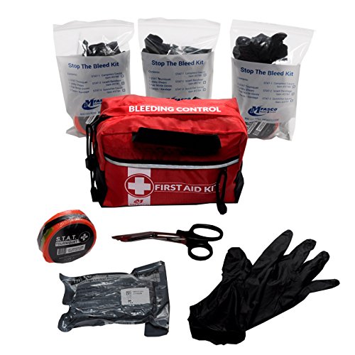 Algopix Similar Product 14 - Stop The Bleed 3 Pack Kit in Red Bag