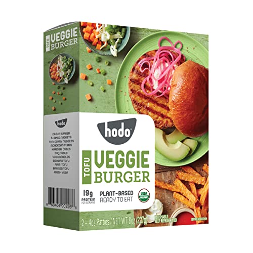 Algopix Similar Product 19 - Hodo Soy Beanery Tofu Veggie Burgers 2