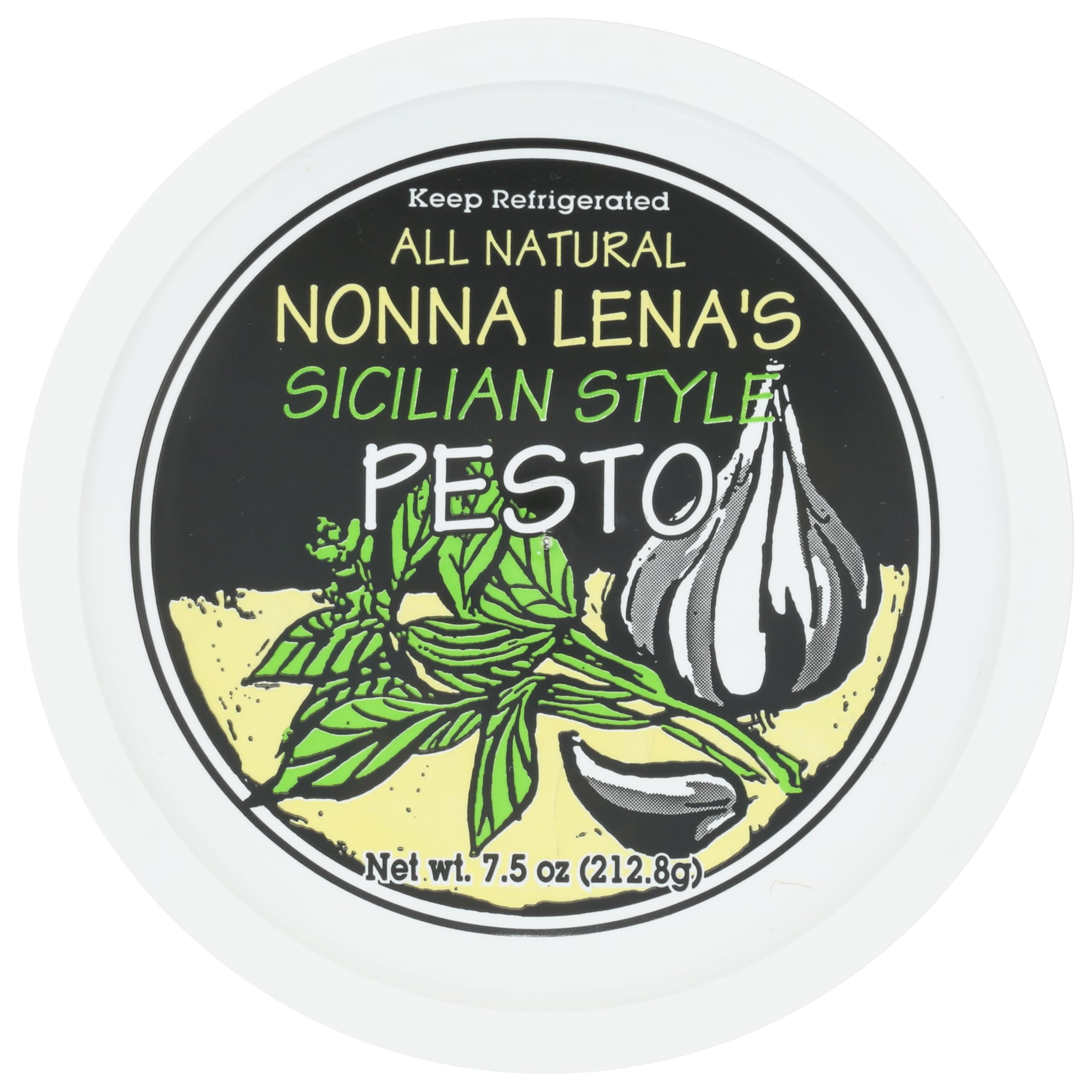 Algopix Similar Product 2 - Nonna Lena's Pesto, Sicilian, 7.5 Oz