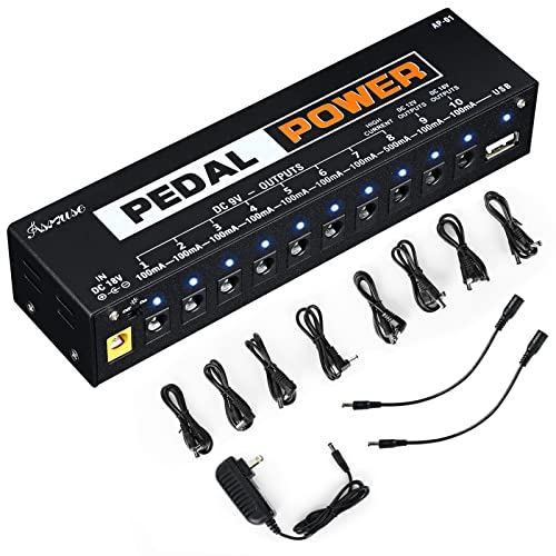 Algopix Similar Product 19 - Asmuse Guitar Pedal Power Supply 10