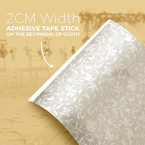 Algopix Similar Product 11 - Wedding Aisle Runner with Floral Motif