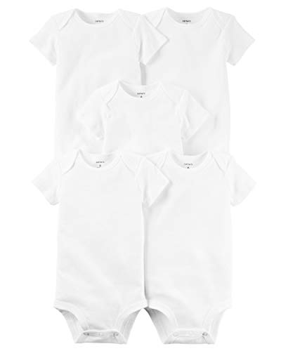 Algopix Similar Product 1 - Carters Baby Girls 5 Pack Bodysuit