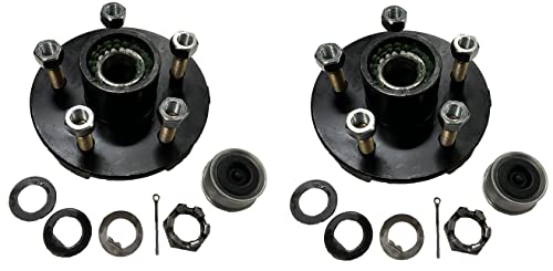Algopix Similar Product 12 - 2Pack Trailer Wheel Hub PreGreased