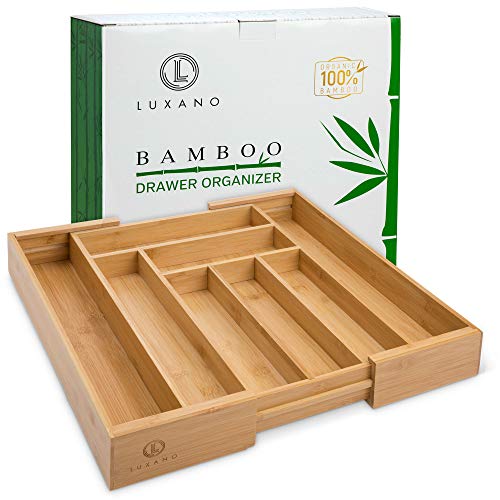 Algopix Similar Product 5 - Bamboo Silverware Organizer has