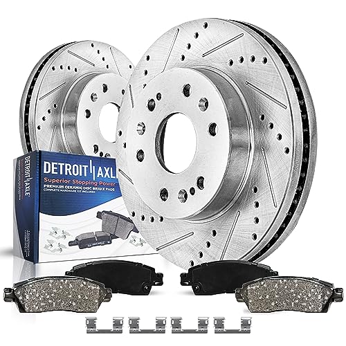 Algopix Similar Product 19 - Detroit Axle  Front Brake Kit for