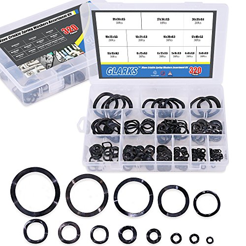 Algopix Similar Product 18 - Glarks 320Pcs Carbon Steel Compression