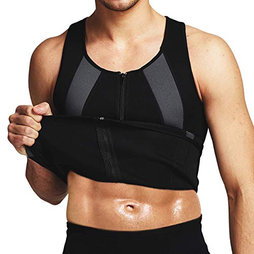 Algopix Similar Product 10 - Yevohadt Men Sweat Neoprene Sauna Vest