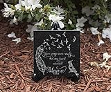 Algopix Similar Product 9 - 6 x 6 Engraved Bird Memorial
