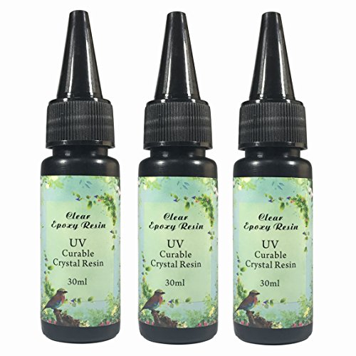 Algopix Similar Product 13 - UV Epoxy Resin Jewelry Making Kit Clear