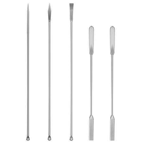 Algopix Similar Product 10 - 5 Pack Micro Spatula Opret Lab Scoop