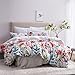 Algopix Similar Product 18 - Leadtimes Blue Floral Duvet Cover Twin