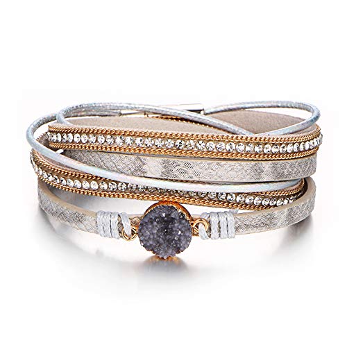 Algopix Similar Product 3 - MultiLayer Wrap Leather Bracelet