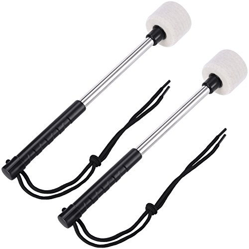 Algopix Similar Product 10 - Canomo Pack of 2 Bass Drum Mallet Felt