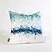 Algopix Similar Product 3 - Facet Fade in Aqua 18"x18" Throw Pillow