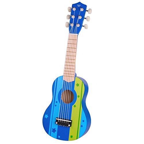 Algopix Similar Product 7 - Pidoko Kids Wooden Toy Guitar Ukulele 