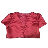 Algopix Similar Product 1 - ICSTH Girls Bolero Shrug Short Sleeve