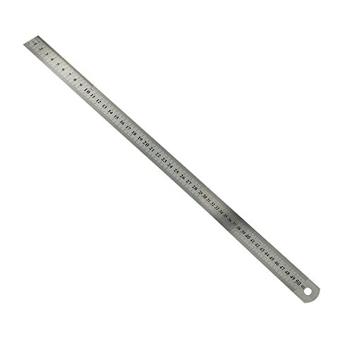 Algopix Similar Product 20 - Souarts Metric Steel Ruler DoubleSided