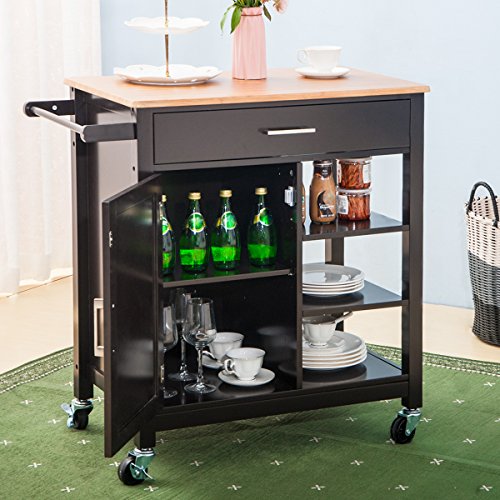 Algopix Similar Product 3 - Merax Kitchen Storage Cart with Drawer
