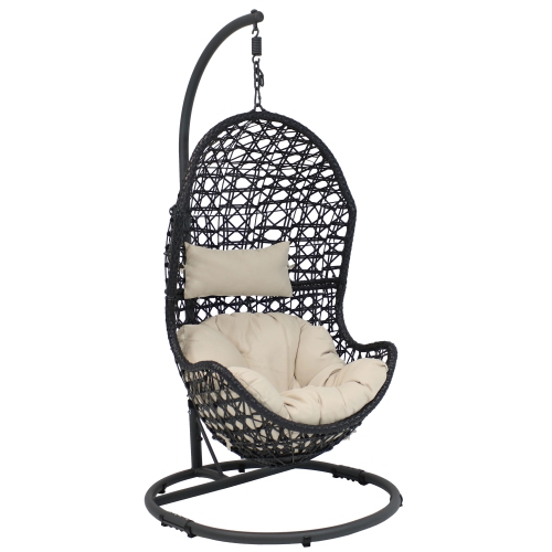Algopix Similar Product 19 - Sunnydaze Cordelia Hanging Egg Chair