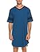 Algopix Similar Product 9 - Ekouaer Mens Nightshirt Cotton