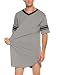 Algopix Similar Product 13 - Ekouaer Mens Nightshirt Cotton